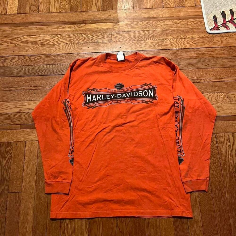 Y2K Harley Davidson long sleeve shirt‎